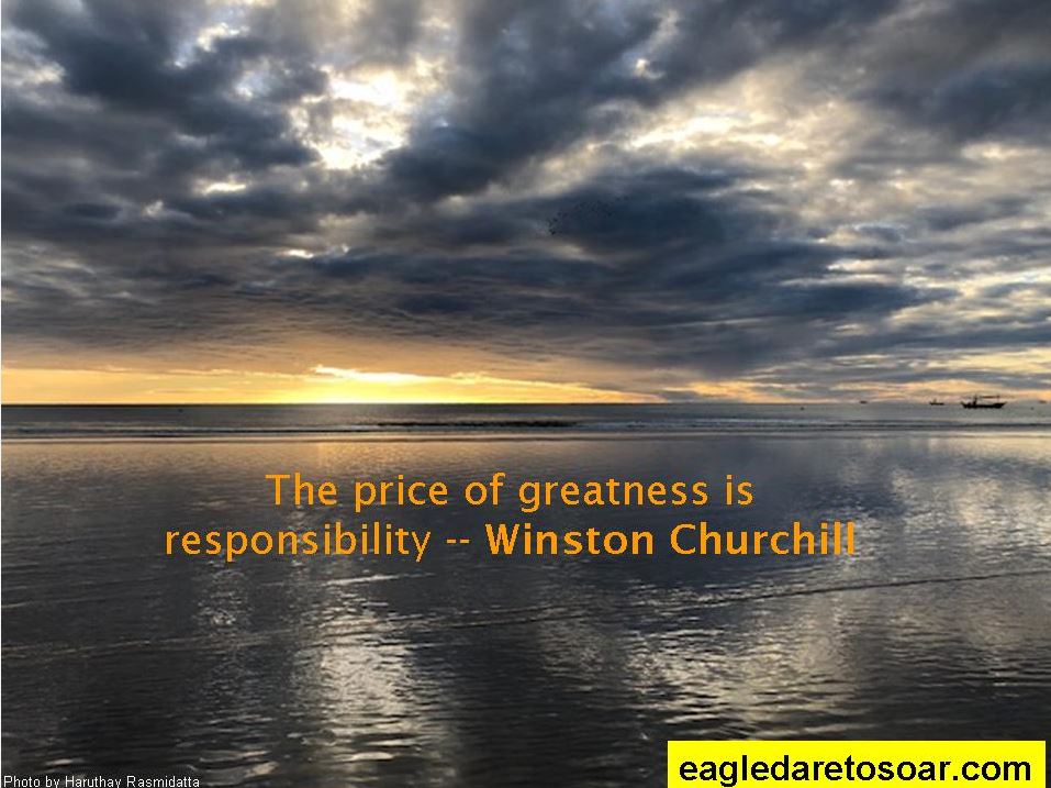 Dare to Soar Motivational Soaring Eagle