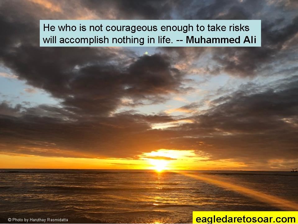 Dare to Soar Motivational Soaring Eagle